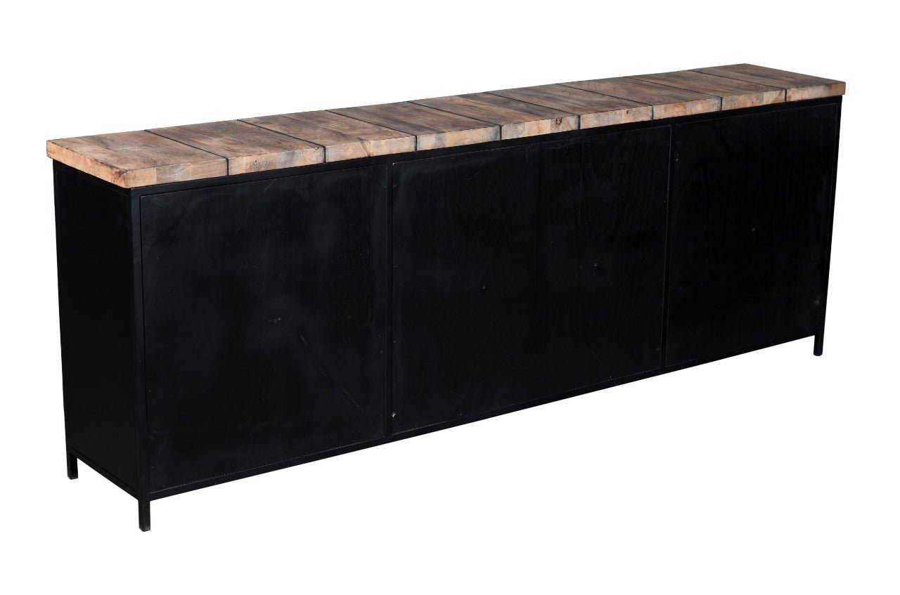 Nadia Mango Wood TV Console by Hibashi Furniture – handcrafted solid wood furniture made in India