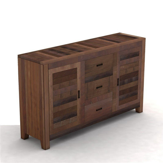 NIRVANA CHOCOLATE TIMBER SIDEBOARD M - 140 - 30 - 80 – handcrafted solid wood furniture