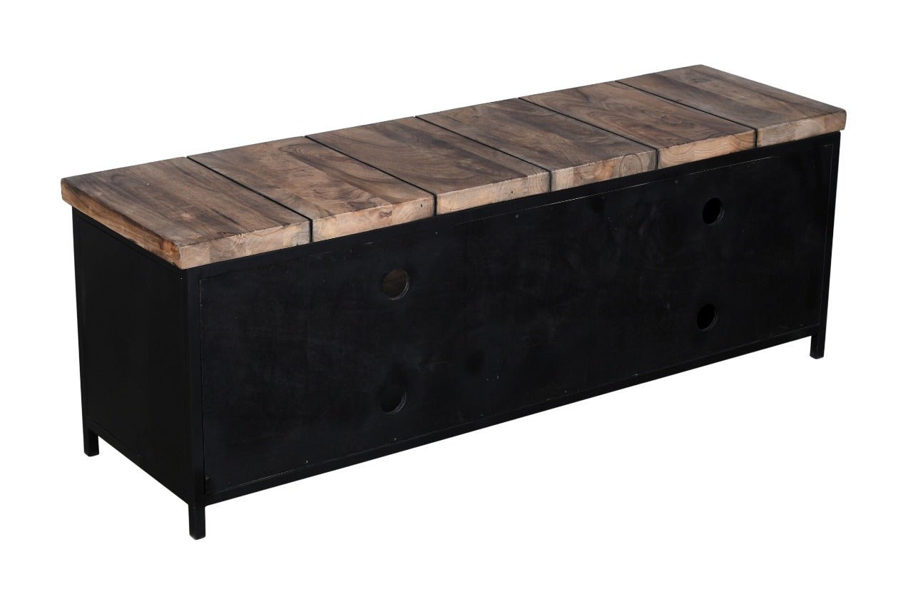 Nova Mango Wood TV Console – handcrafted solid wood furniture