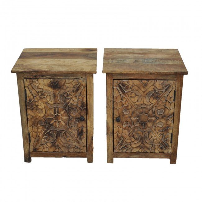 Pair of Handcrafted Bedside Tables – handcrafted solid wood furniture