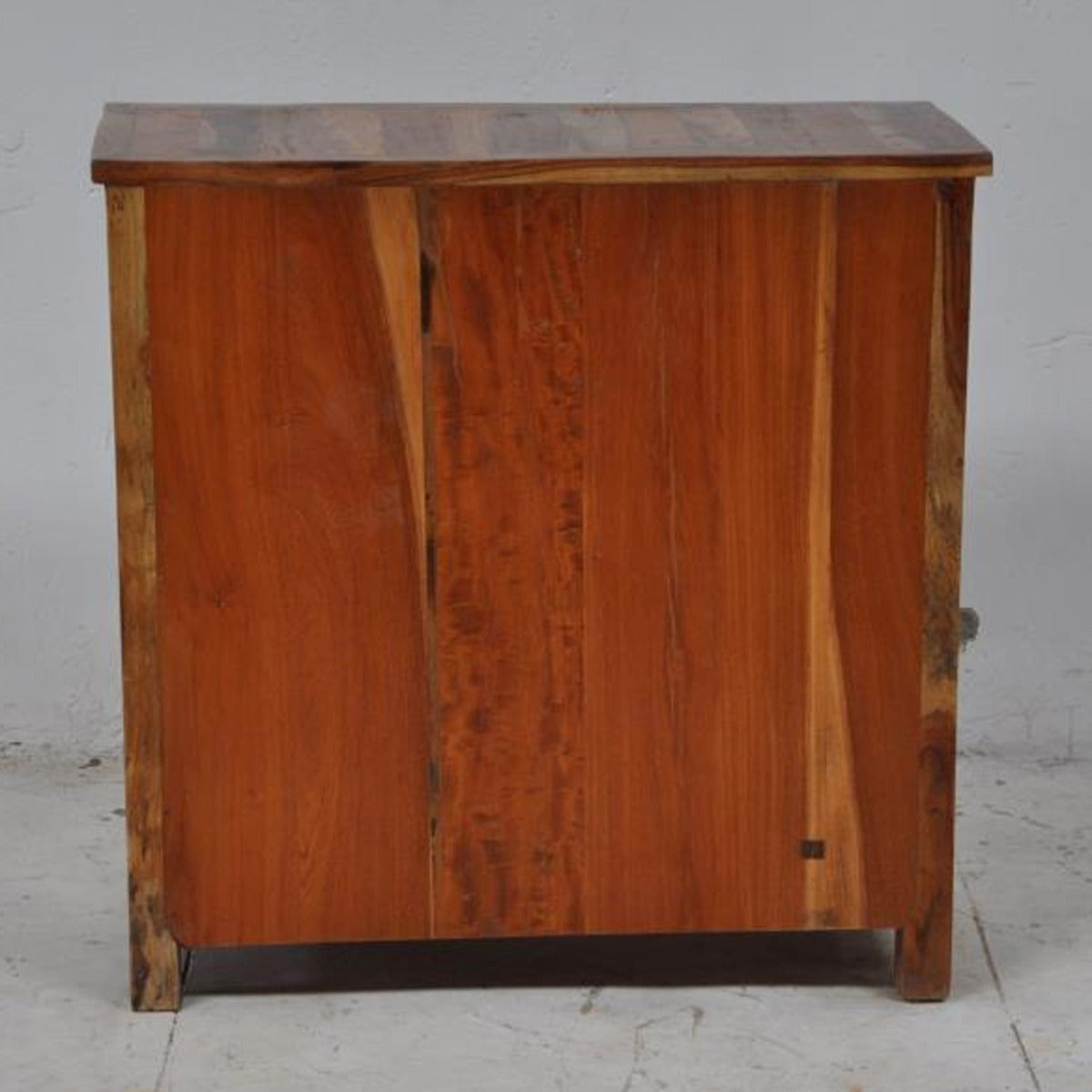 SHUTTER SIDEBOARD CABINET OF 2 DRAWERS-Natural-100-90-40