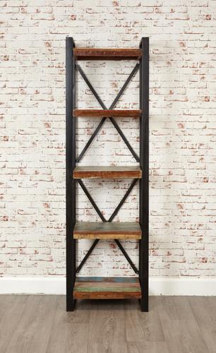 Dapa Industrial Mango Wood Urban Chic Bookcase