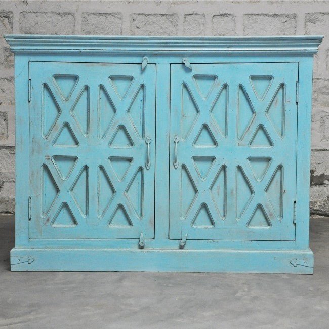 X Design Solid Wood Door Sideboard by Hibashi Furniture – handcrafted solid wood furniture made in India