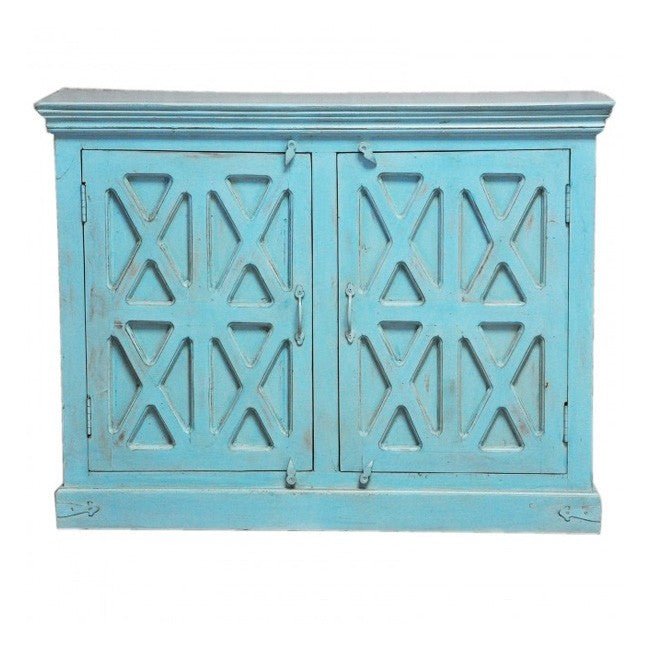 X Design Solid Wood Door Sideboard by Hibashi Furniture – handcrafted solid wood furniture made in India