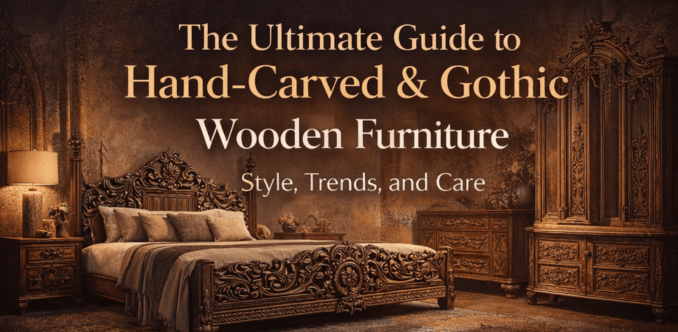 The Ultimate Guide to Hand-Carved & Gothic Wooden Furniture: Style, Trends, and Care - HF Commercial Furniture