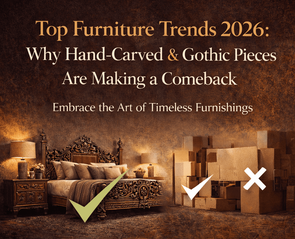 Top Furniture Trends 2026: Why Hand-Carved & Gothic Pieces Are Making a Comeback - HF Commercial Furniture
