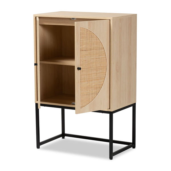 Ardon Rattan Two Door Storage Cabinet