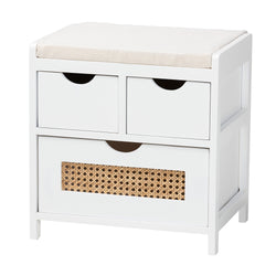 Bastian Three Drawer Storage Bench