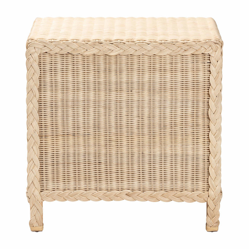 Calvin & Bay Unica Natural Rattan 3 Drawer Nightstand/ Bedside Table