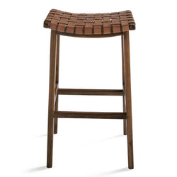 Aeterna Solid Wood Recamier Bar/Counter stool Set of 2 Pieces