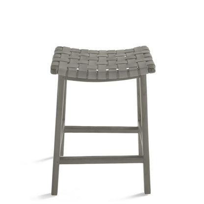 Aeterna Solid Wood Recamier Bar/Counter stool