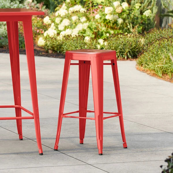 Haidar Stylish Modern Backless Outdoor Counter/Bar Stool