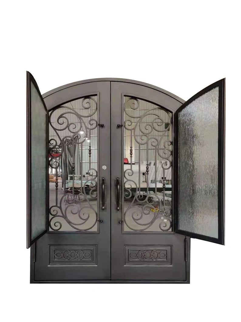 Samuel Wrought Iron Double Door