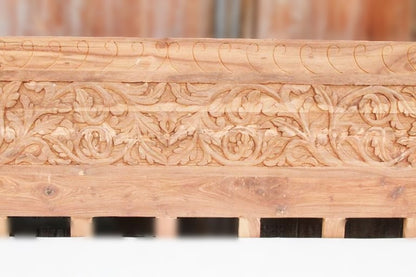 Dalia Hand Carved Indian Solid Wooden Daybed