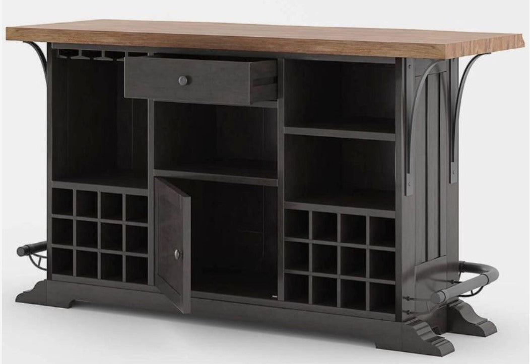 Arlington Solid Wooden One Drawer Bar Table Indoor / Outdoor