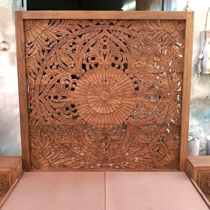 Dynasty Solid Wood Open-Frame Bed