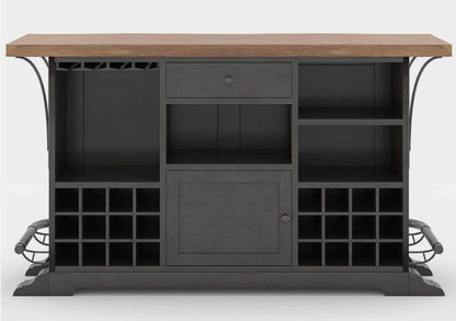 Arlington Solid Wooden One Drawer Bar Table Indoor / Outdoor