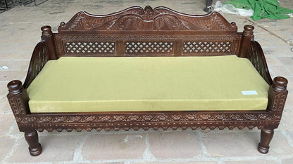 Hand Carved Indian Mughal Elephant Design swing