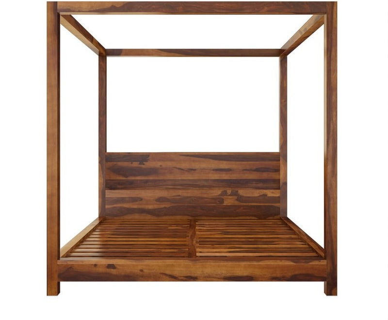 Texan Solid Mango Wood Traditional Platform Bed / Bedroom Set