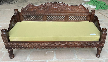 Hand Carved Indian Mughal Elephant Design swing
