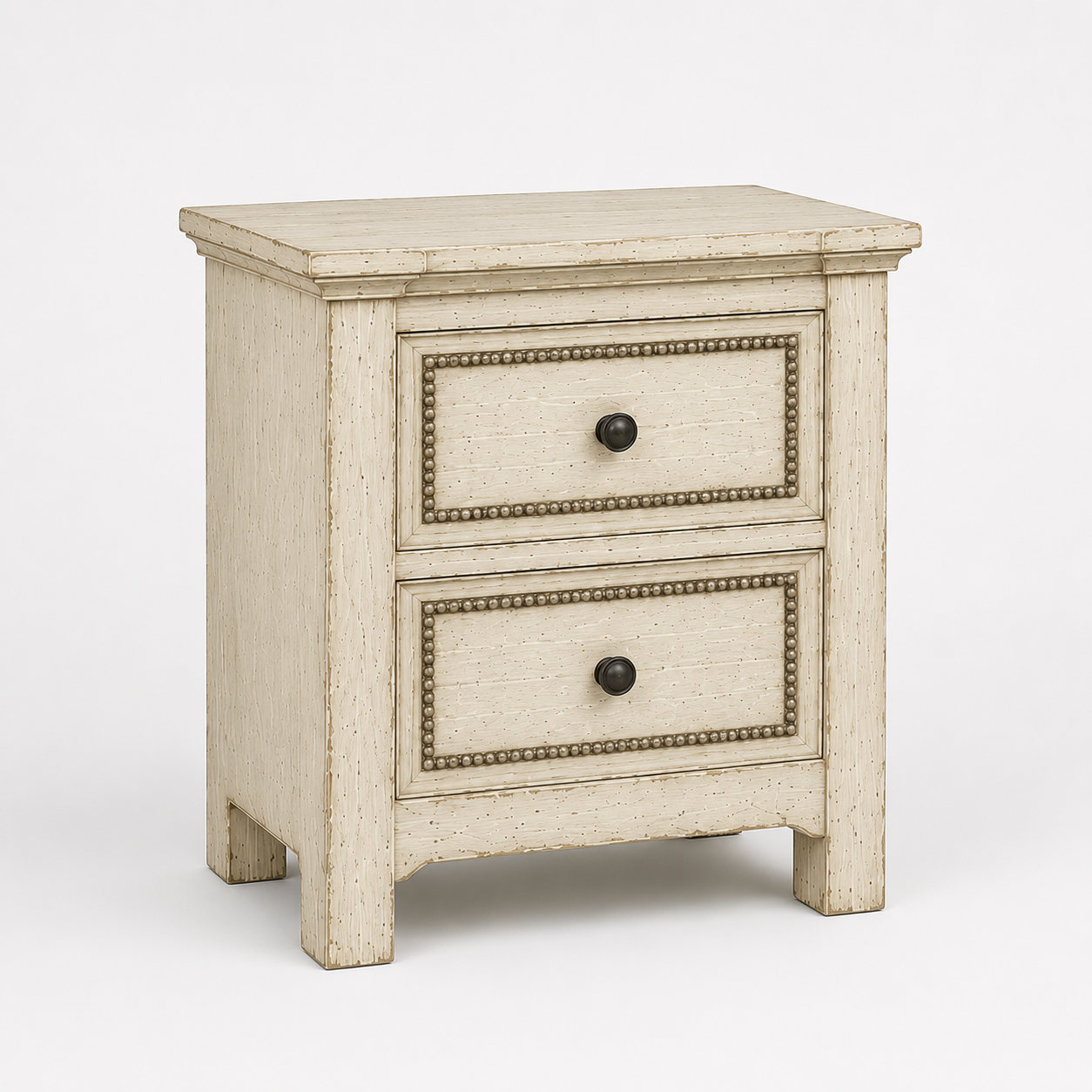 Castilla Forge™ Rustic Gothic Solid Wood Nightstand