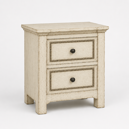Castilla Forge™ Rustic Gothic Solid Wood Nightstand