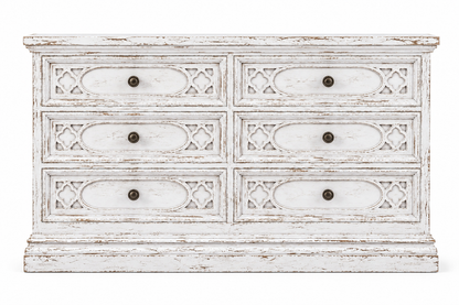 Cathedral Reverie™ Gothic Hand-Carved Solid Wood Dresser