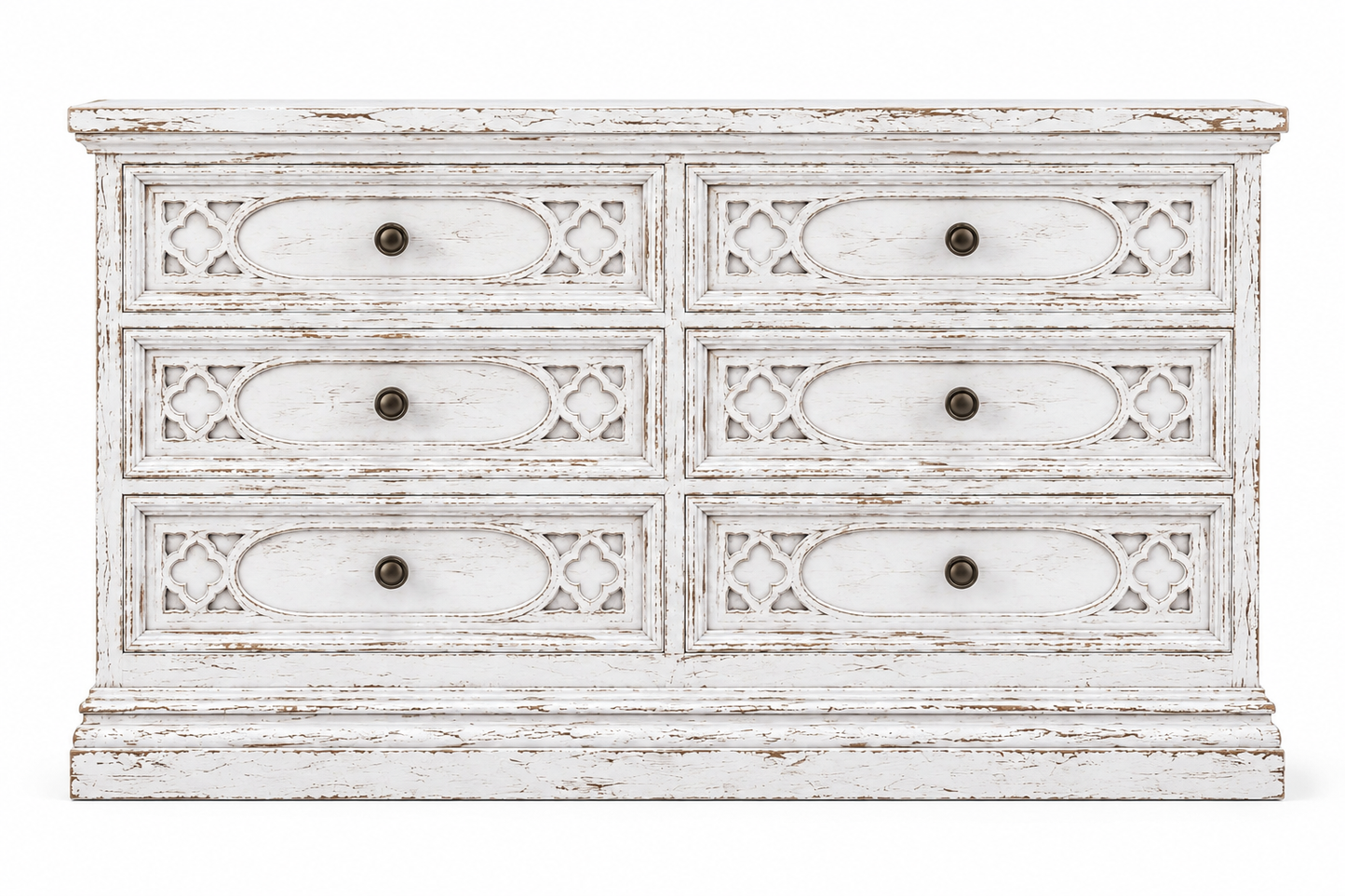 Cathedral Reverie™ Gothic Hand-Carved Solid Wood Dresser