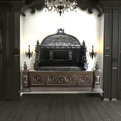 Daze Hand Carved Gothic Bed