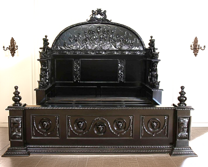 Daze Hand Carved Gothic Bed
