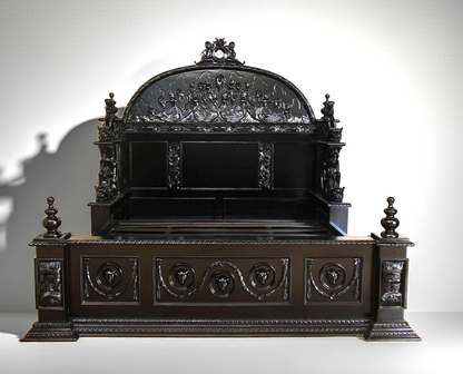 Daze Hand Carved Gothic Bed