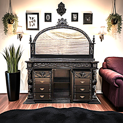 Daze Hand Carved Gothic Dresser