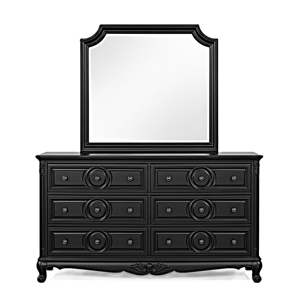 Regalia Gothic Hand-Carved Solid Wood Platform Bed & Bedroom Collection