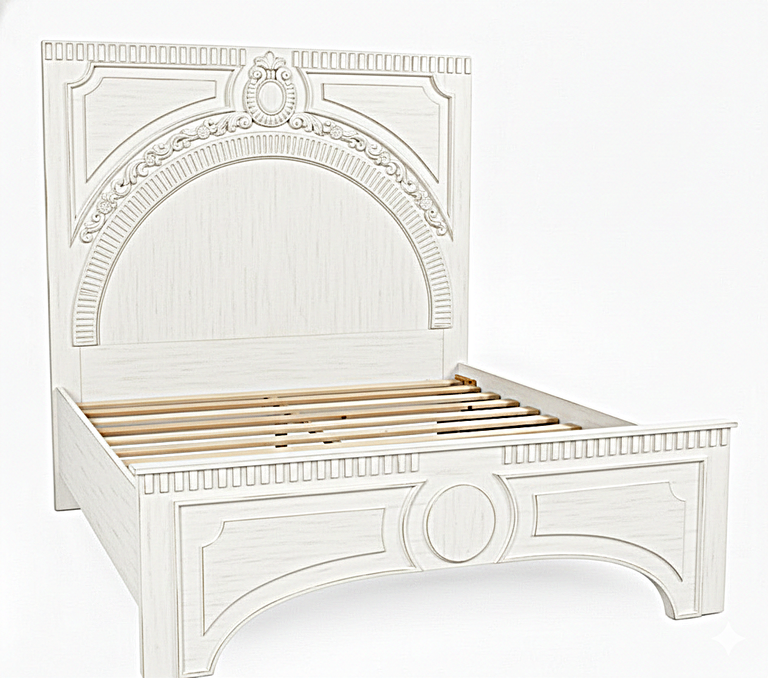 Regalia Gothic Hand-Carved Solid Wood Platform Bed & Bedroom Collection