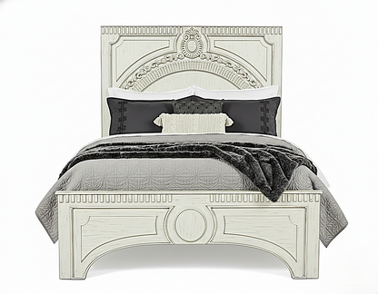 Regalia Gothic Hand-Carved Solid Wood Platform Bed & Bedroom Collection