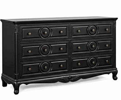 Regalia Gothic Hand-Carved Solid Wood Platform Bed & Bedroom Collection