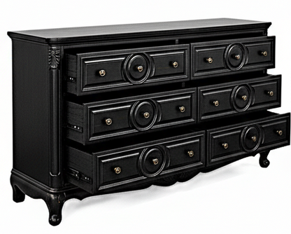 Regalia Gothic Hand-Carved Solid Wood Platform Bed & Bedroom Collection