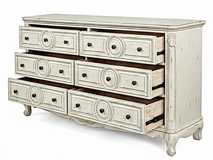 Regalia Gothic Hand-Carved Solid Wood Platform Bed & Bedroom Collection