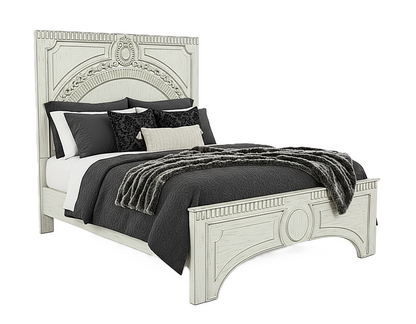 Regalia Gothic Hand-Carved Solid Wood Platform Bed & Bedroom Collection