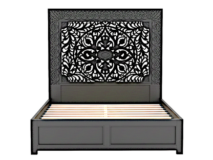 Shah Hand carved Solid Wooden Platform Bedframe / Bedroom Set