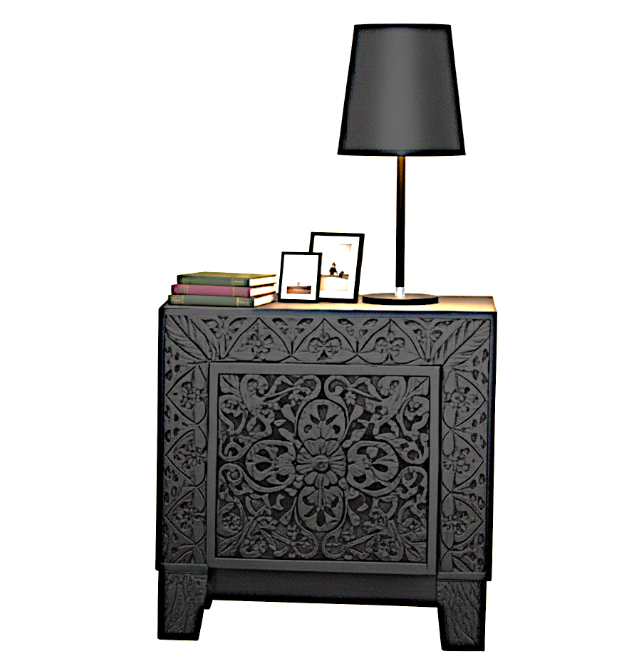 Shah Hand carved Solid Wooden Platform Bedframe / Bedroom Set