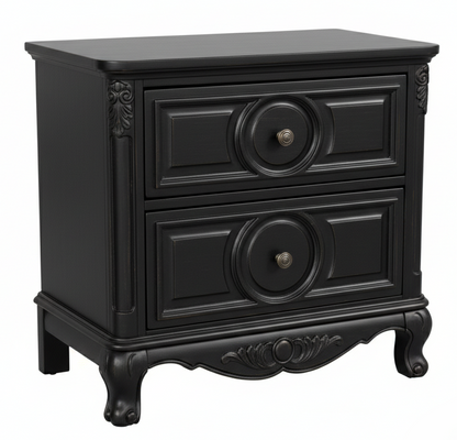 Regalia Gothic Hand-Carved Solid Wood Platform Bed & Bedroom Collection