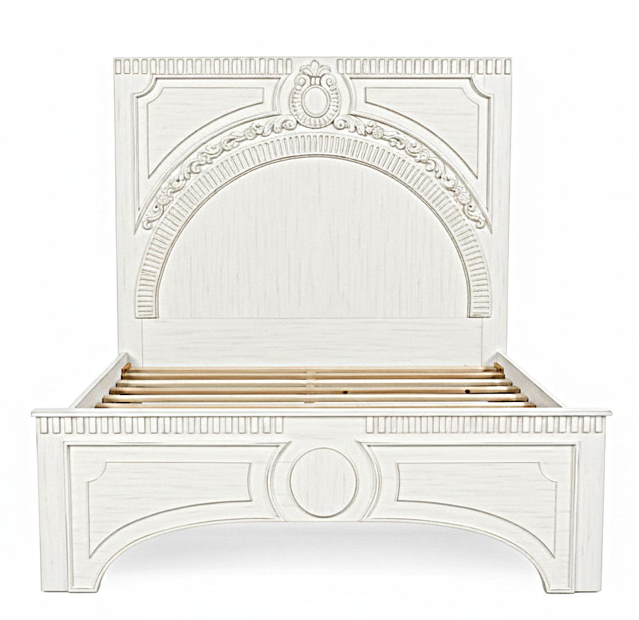 Regalia Gothic Hand-Carved Solid Wood Platform Bed & Bedroom Collection