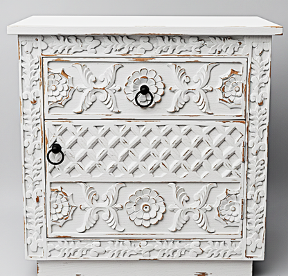 Juffair Hand Carved Solid Wood Bed