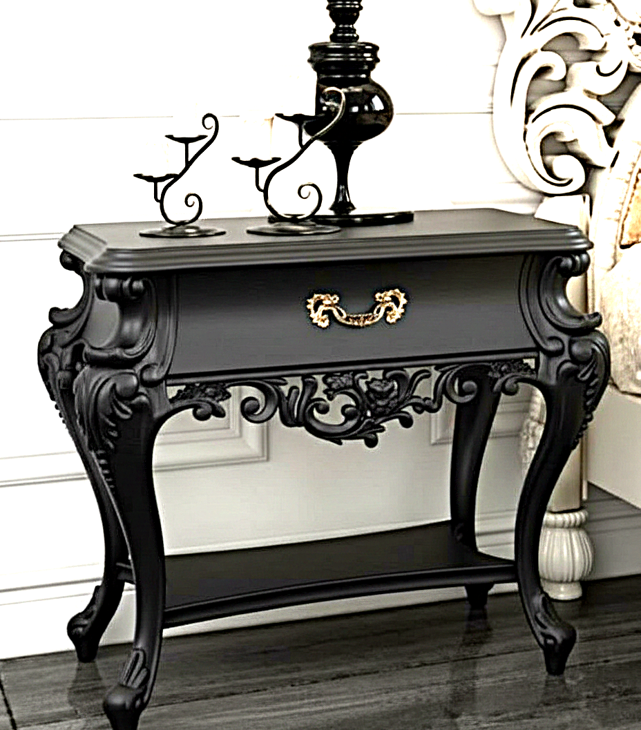 Bonita Indian Hand Carved Solid Mango Wood Bed