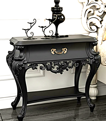 Bonita Indian Hand Carved Solid Mango Wood Bed