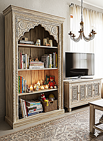 Mughal Style Indian Bookshelf