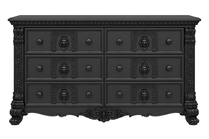Regal Lioncrest™ Hand-Carved Solid Wood Dresser