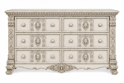 Regal Lioncrest™ Hand-Carved Solid Wood Dresser