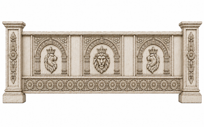 Regal Lioncrest™ Hand-Carved Solid Wood Platform Bed & Bedroom Collection